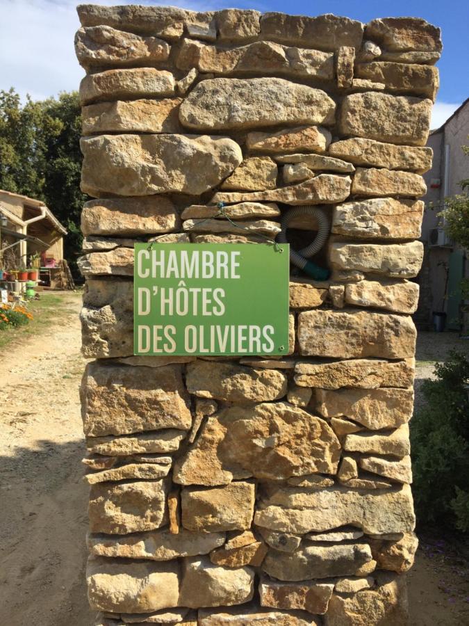 Chambre D'Hotes Des Oliviers La Roque-sur-Cèze Exterior foto
